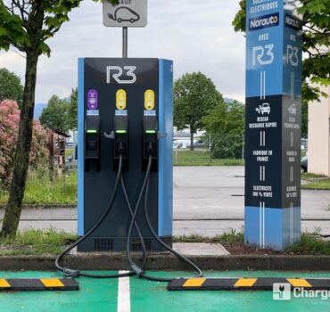 Photo de borne de recharge R3 Selestat
